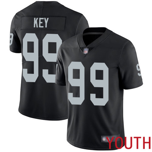 Oakland Raiders Limited Black Youth Arden Key Home Jersey NFL Football #99 Vapor Untouchable Jersey->women nfl jersey->Women Jersey